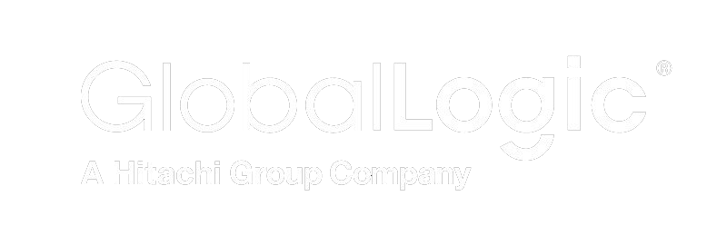 GLOBALLOGIC LOGO BIAŁE