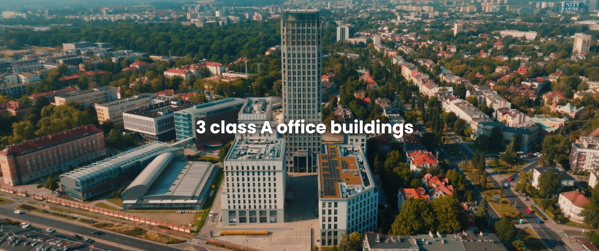 Unity Centre - Prezentacja kompleksu biurowców
